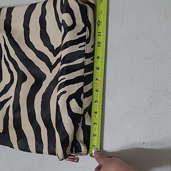 💥3for$12💥 New Directions Zebra Print Bag with Braided Rope Shoulder Straps - Picture 13 of 15